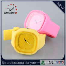 2015 bande de mode logo personnalisé Belle série Jelly Watch (DC-971)